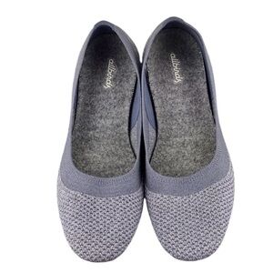 allbirds Women's Knit Slip-On Flats — Slate Gray